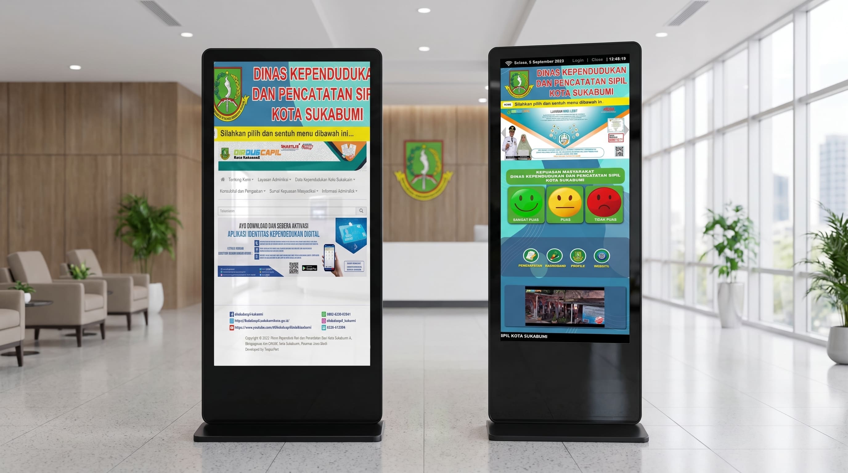 Disdukcapil Sukabumi Permudah Pengelolaan Konten Kiosk dengan Aplikasi PID Khusus